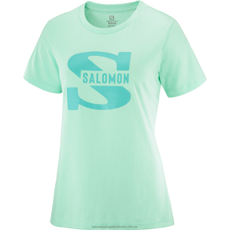Salomon strand glas kortärmad t-shirt för kvinnor - outlife stor logotyp T82RP902