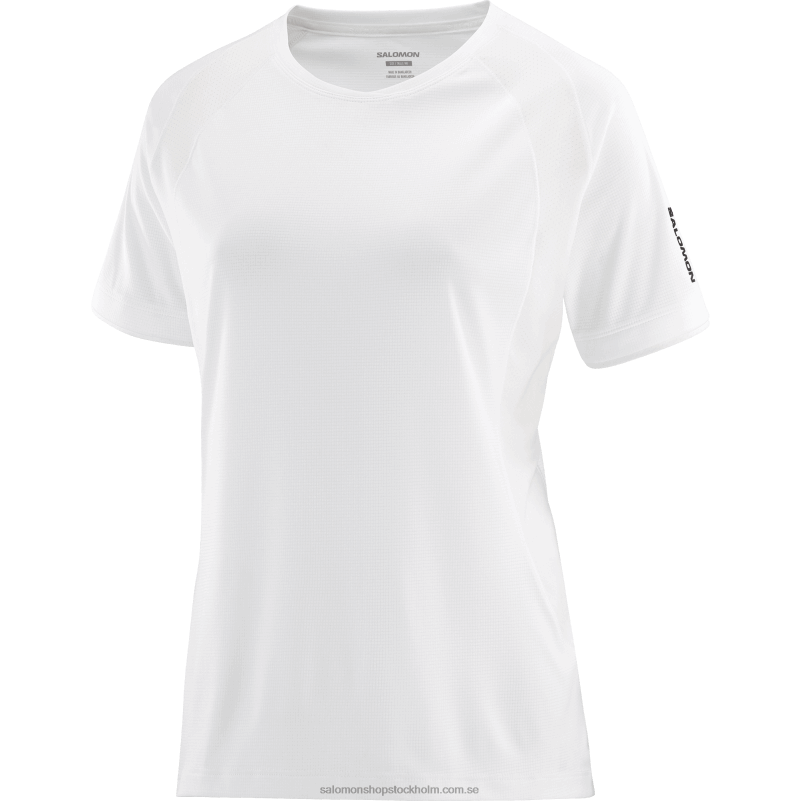 Salomon vit dam kortärmad t-shirt - equipe T82RP922