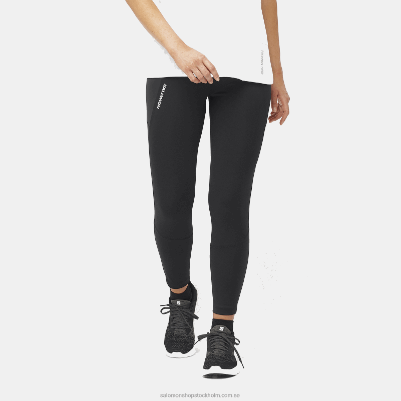 Salomon djup svart 5/6-tights damer – crosslopp 25 T82RP1159