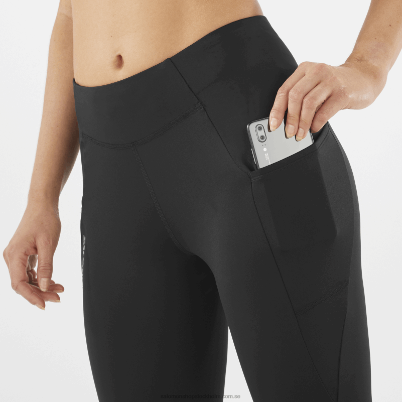 Salomon djup svart 5/6-tights damer – crosslopp 25 T82RP1159