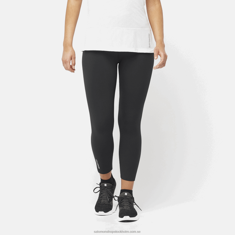 Salomon djup svart strumpbyxor för kvinnor - cross multi 23 T82RP1166