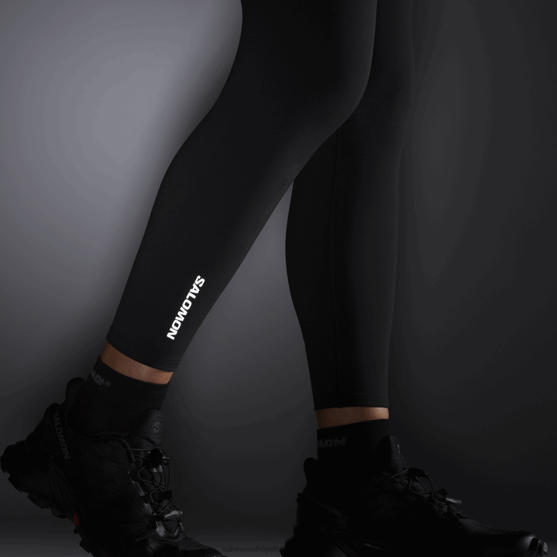 Salomon djup svart strumpbyxor för kvinnor - cross multi 23 T82RP1166