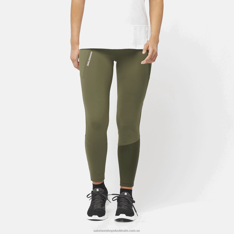 Salomon druvblad/skogsnatt 5/6-tights damer – crosslopp 25 T82RP1158