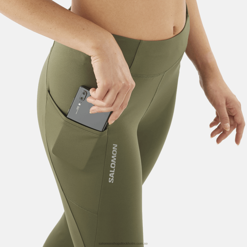 Salomon druvblad/skogsnatt 5/6-tights damer – crosslopp 25 T82RP1158