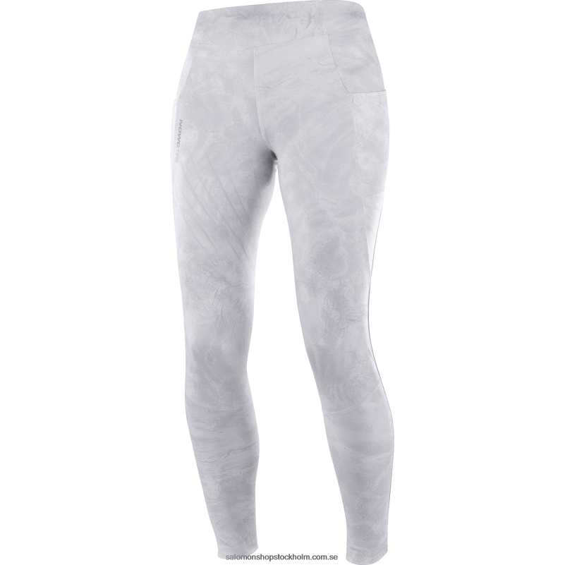 Salomon ostronsvamp/legering/ao strumpbyxor för kvinnor - crossrun 28 T82RP1161