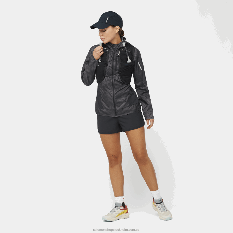Salomon djup svart damshorts - kors 3 T82RP1190