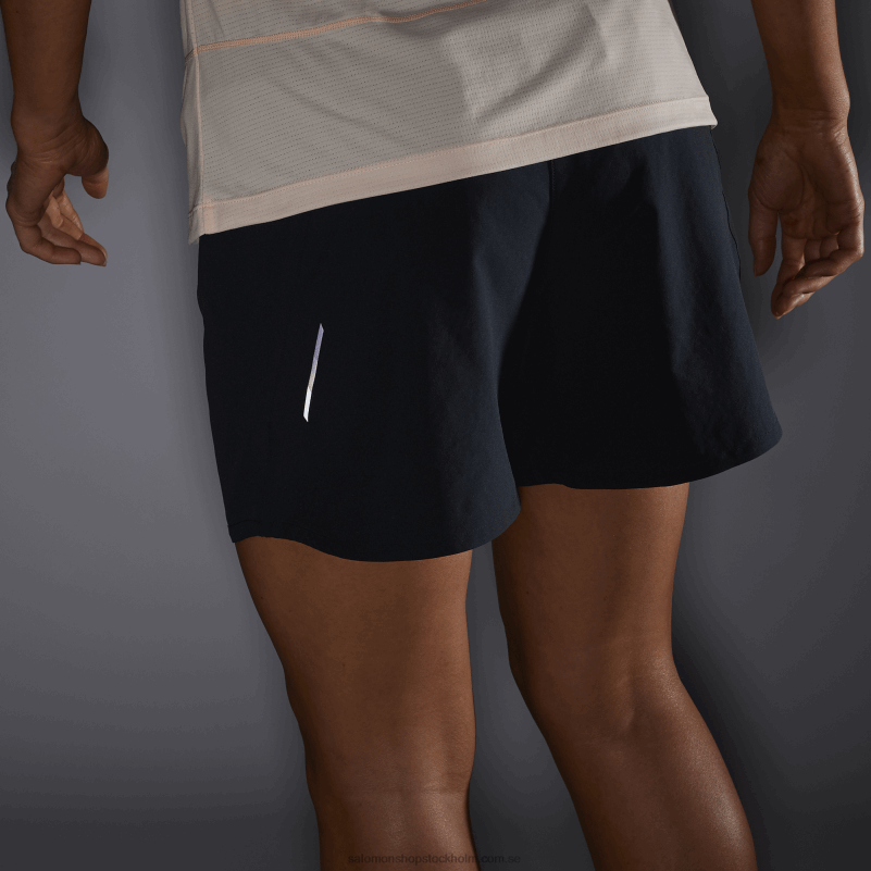 Salomon djup svart damshorts - kors 5 T82RP1181