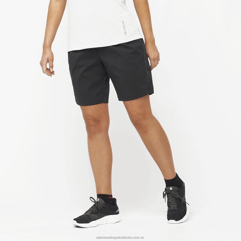 Salomon djup svart damshorts - runlife T82RP1172