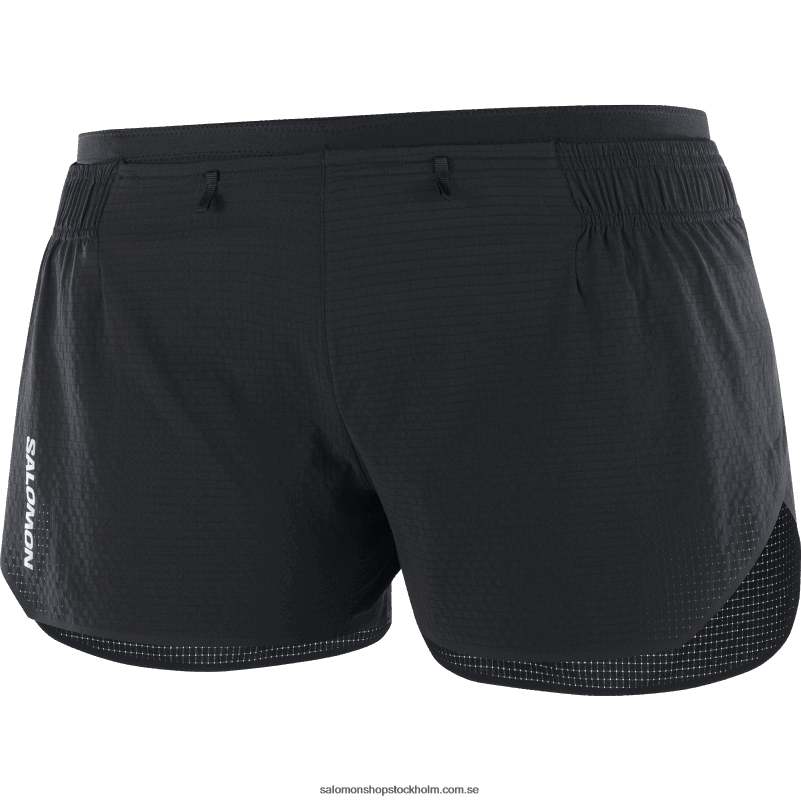 Salomon djup svart shorts för kvinnor - sense aero 3 T82RP1174