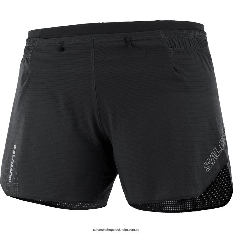 Salomon djup svart shorts för kvinnor - sense aero 5 T82RP962