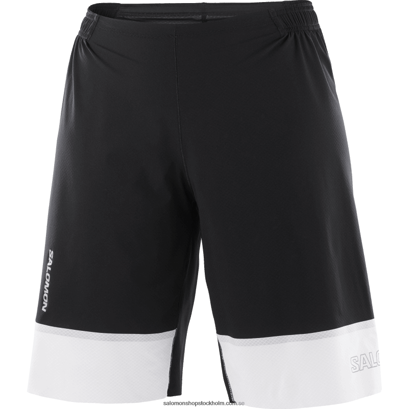 Salomon djup svart/vit kvinnors shorts - shortney T82RP1188