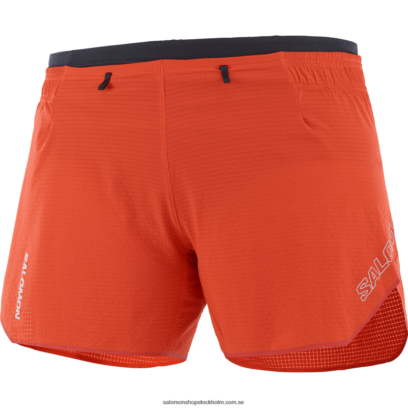 Salomon eldröd shorts för kvinnor - sense aero 5 T82RP963
