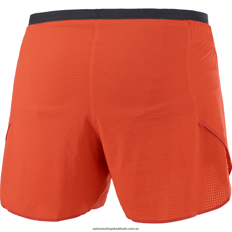 Salomon eldröd shorts för kvinnor - sense aero 5 T82RP963