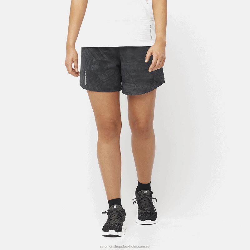 Salomon periskop/ao/djupt svart damshorts - kors 5 T82RP1180