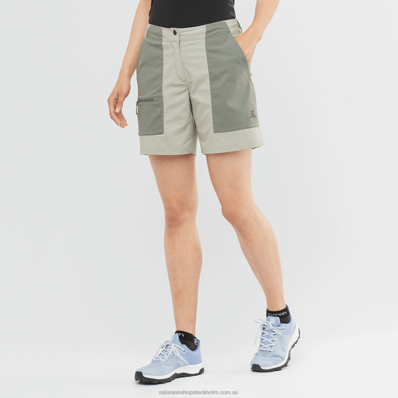 Salomon smidesjärn/sedona salvia damshorts - outrack T82RP958