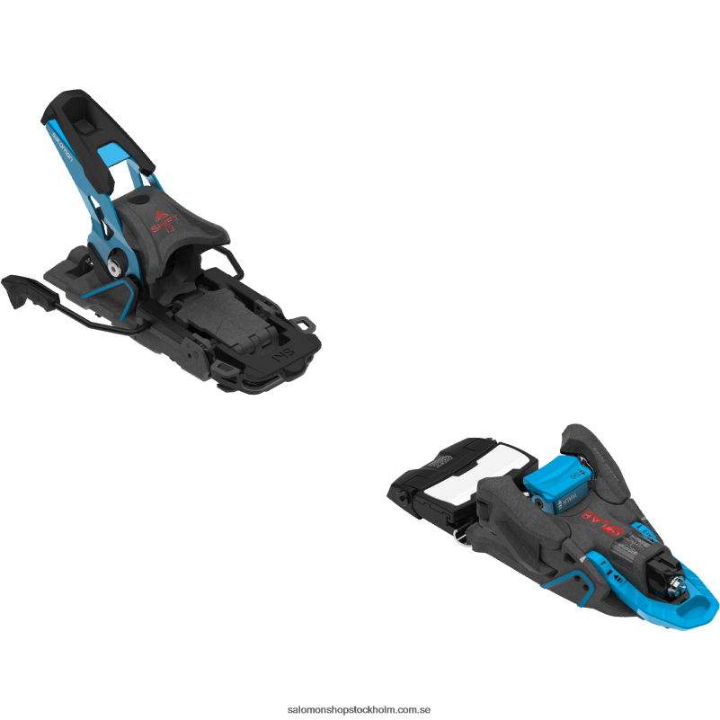 Salomon svart blå dam touring bindningar - s/labb skift 13 mn T82RP1057