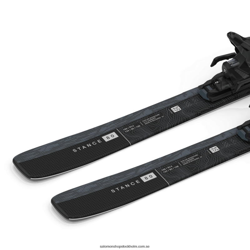 Salomon bering sea metallic/svart/silver damskidpaket för alla berg - stance 80 (och m11) T82RP1026
