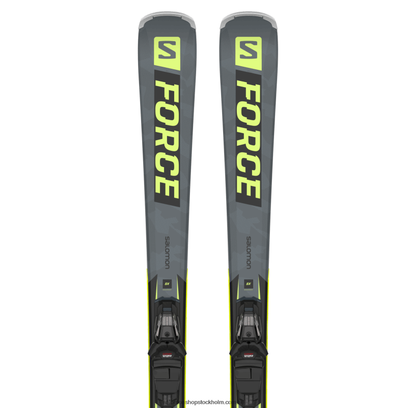 Salomon castelrock/pastell neon lime 1/svart pistpaket för damer - s/force sx (och m10) T82RP1019