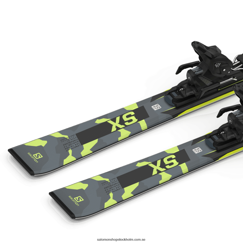 Salomon castelrock/pastell neon lime 1/svart pistpaket för damer - s/force sx (och m10) T82RP1019