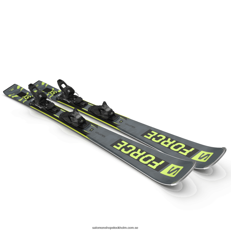 Salomon castelrock/pastell neon lime 1/svart pistpaket för damer - s/force sx (och m10) T82RP1019