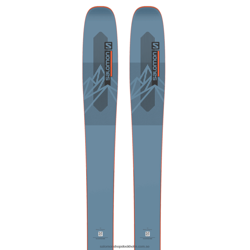 Salomon copen blå/flamma/svart allmountainskidor dam - qst 98 T82RP1014