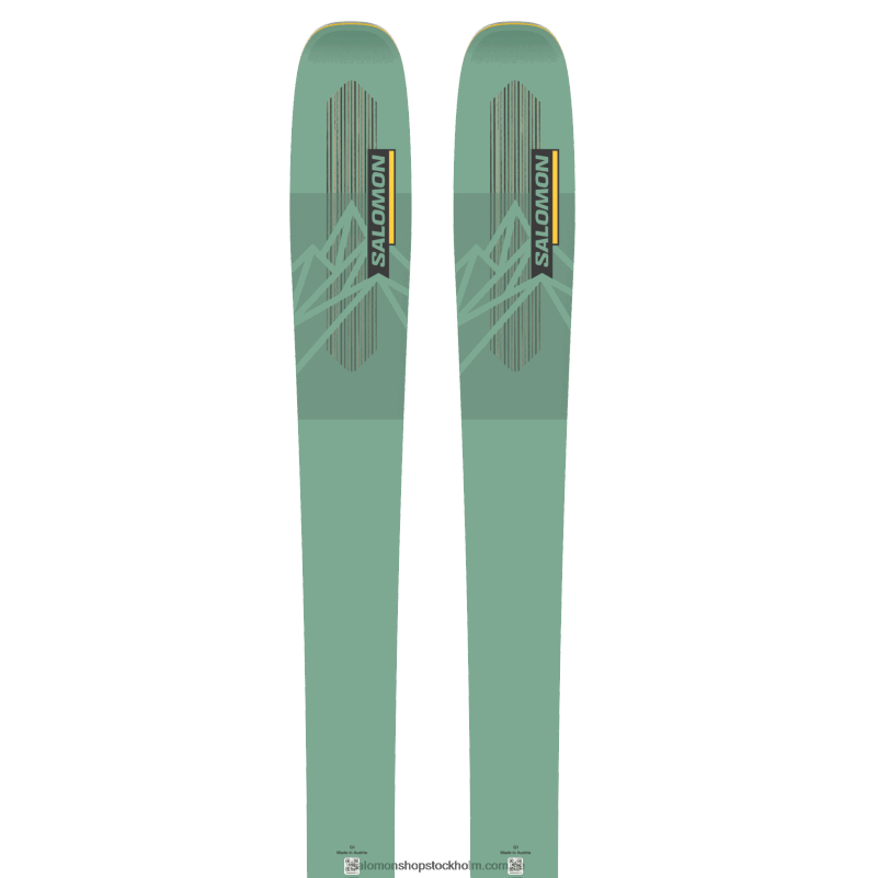 Salomon grön gran/solkraft/svart allmountainskidor dam - qst 92 T82RP1008