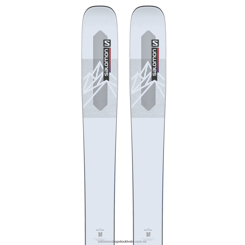 Salomon illusion blå/röd/processblå allmountainskidor dam - qst blank T82RP1000