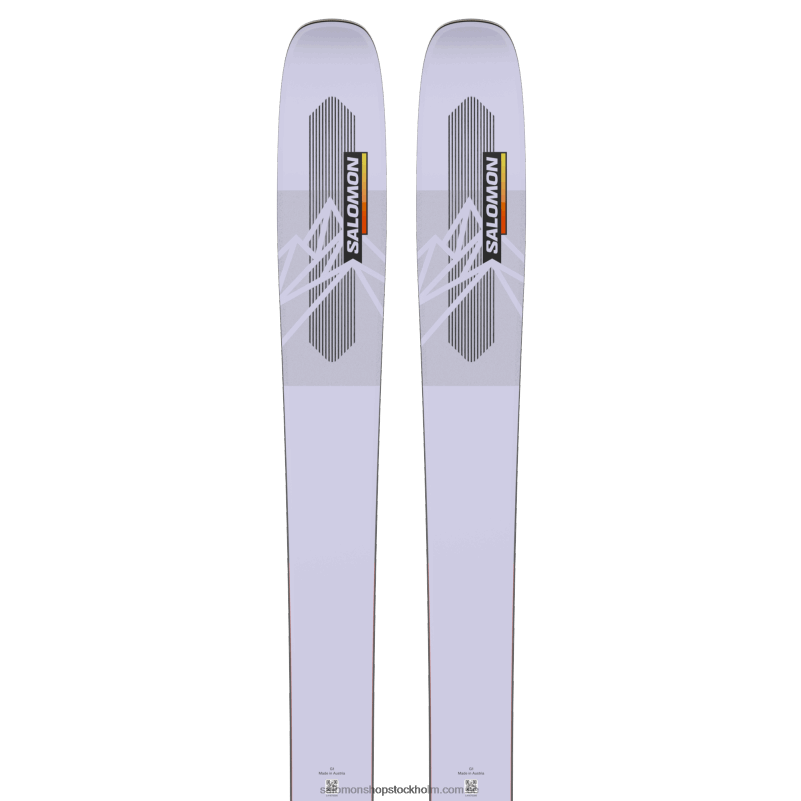 Salomon kvällsdis/syragrönt/låga allmountainskidor dam - qst 106 T82RP1001