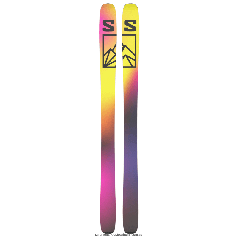 Salomon kvällsdis/syragrönt/låga allmountainskidor dam - qst 106 T82RP1001