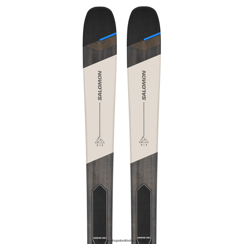Salomon regnig dag/process blå/svart turskidor dam - mtn 96 kolfiber T82RP1005