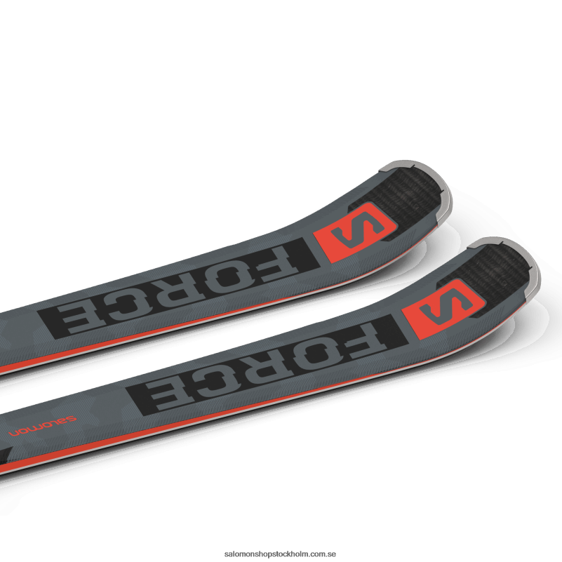 Salomon svart/neon korall/castelrock pistpaket dam - s/force fx.80 (och m11) T82RP1025