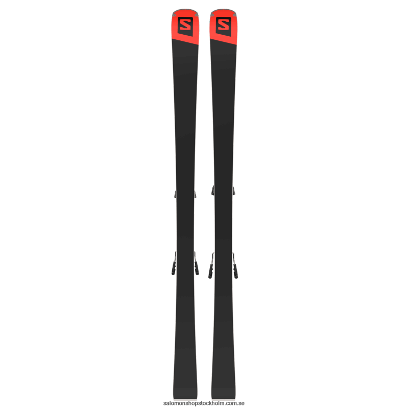 Salomon svart/neon korall/castelrock pistpaket dam - s/force ti.80 (och z12) T82RP1023