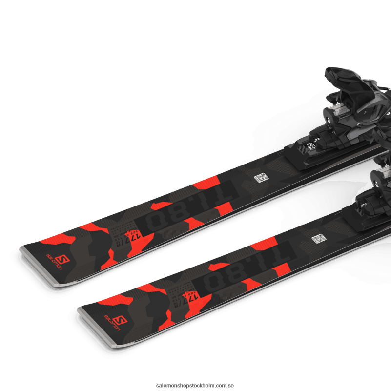 Salomon svart/neon korall/castelrock pistpaket dam - s/force ti.80 (och z12) T82RP1023