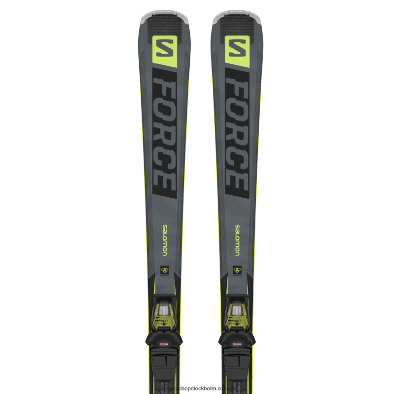 Salomon svart/pastell neon lime 1/castelrock pistpaket dam - s/force fx.76 (och m11) T82RP1015
