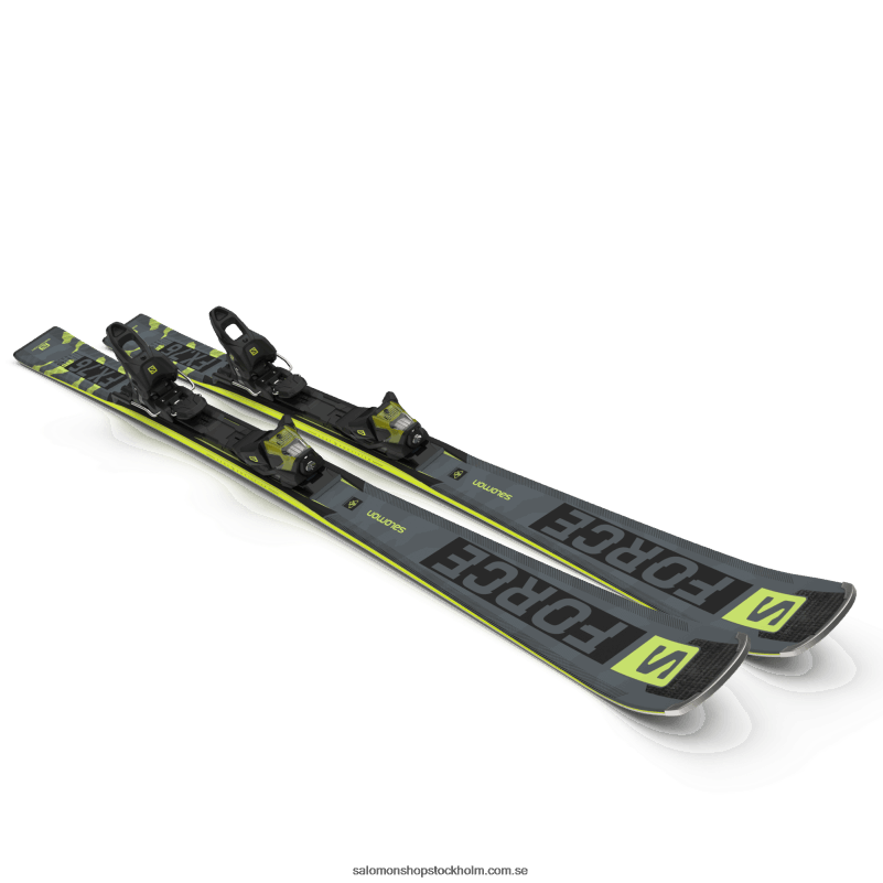 Salomon svart/pastell neon lime 1/castelrock pistpaket dam - s/force fx.76 (och m11) T82RP1015