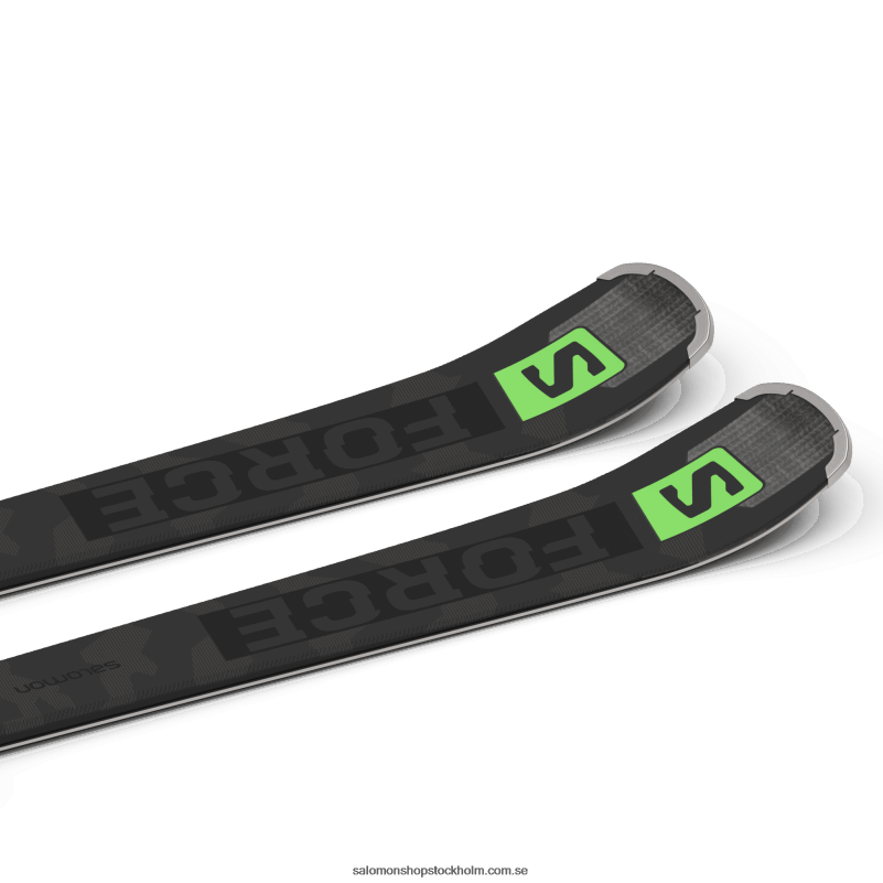 Salomon svart/pastell neongrön 1/castelrock pistpaket dam - s/force ti.76 (och z12) T82RP1024