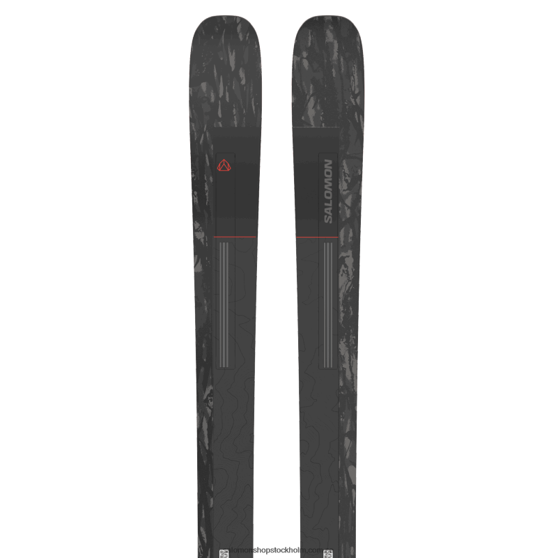 Salomon svart röd allmountainskidor dam - stance 102 T82RP1017
