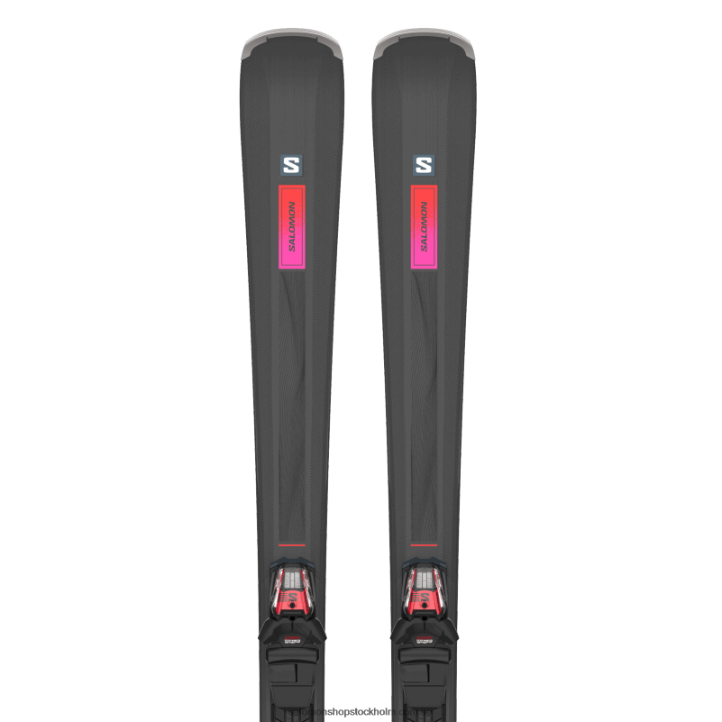 Salomon svart/röd/socker plommon pistpaket dam - s/max n 6 xt (och m10) T82RP1022