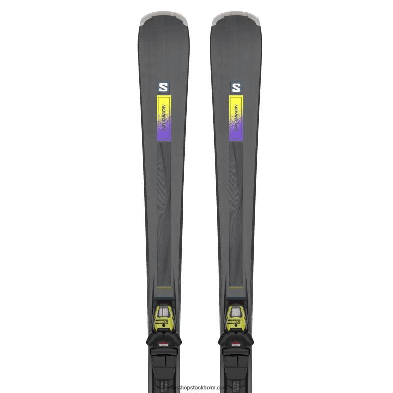 Salomon svart/syragrön/skymningslila pistpaket dam - s/max n 10 xt (och m11) T82RP1013