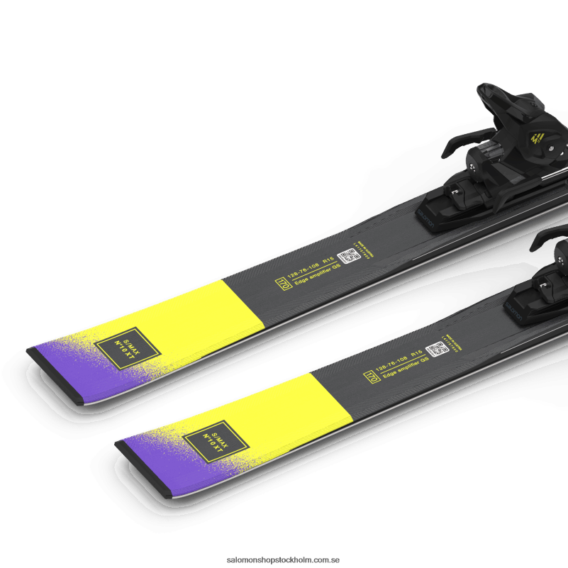 Salomon svart/syragrön/skymningslila pistpaket dam - s/max n 10 xt (och m11) T82RP1013
