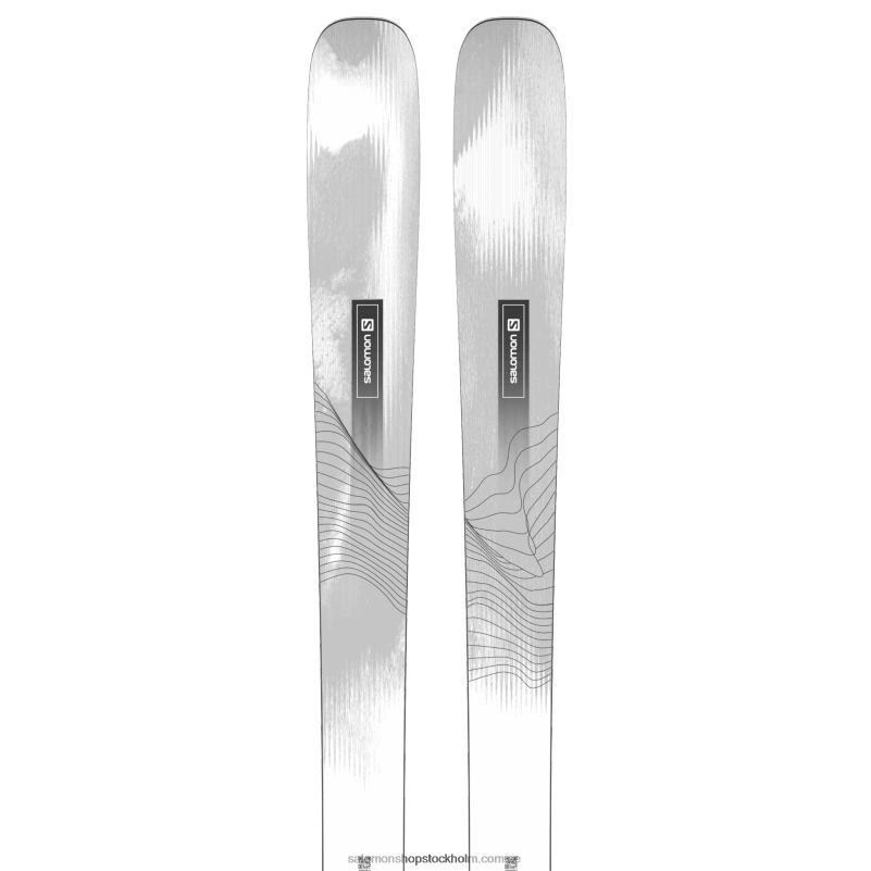 Salomon vit svart allmountainskidor dam - hållning 94 T82RP1002