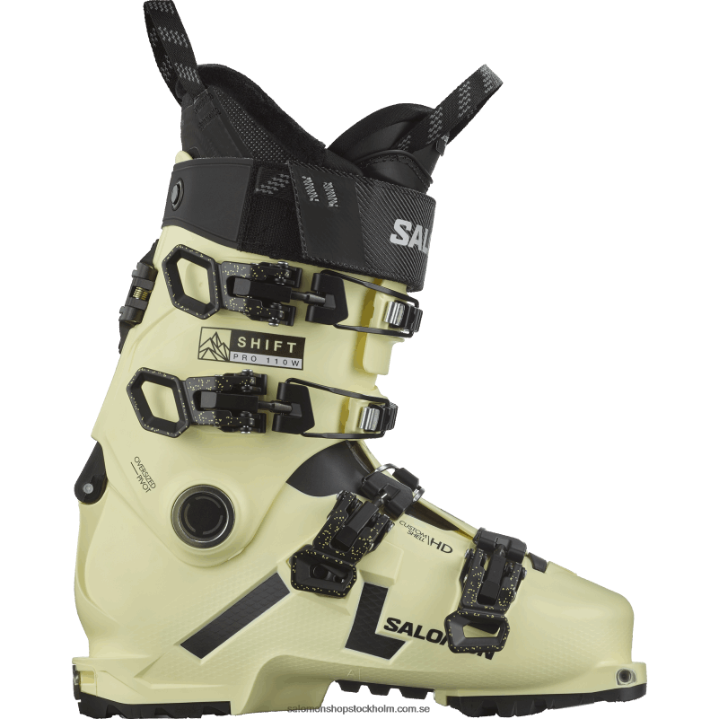 Salomon öm gul/svart/vit friåkningsstövlar dam - shift pro 110 kl T82RP1036