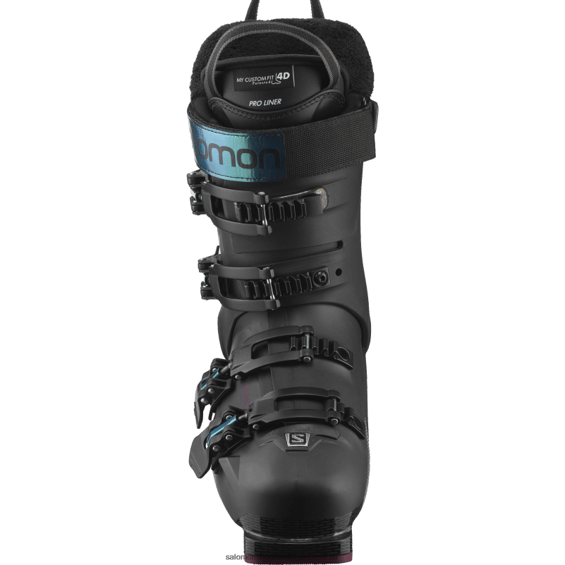Salomon svart/burgandy/skiftgrön pistskor dam - s/pro mv 100 T82RP1030