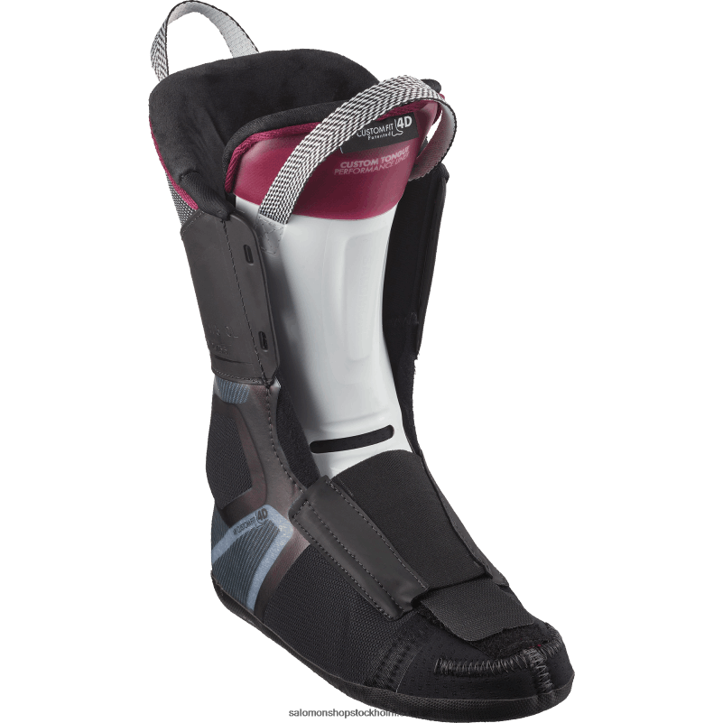 Salomon svart/cordovan/silver pistkängor dam - s/pro alpha 110 el T82RP1027