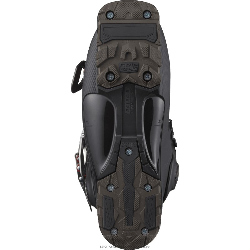 Salomon svart/cordovan/silver pistkängor dam - s/pro alpha 110 el T82RP1027