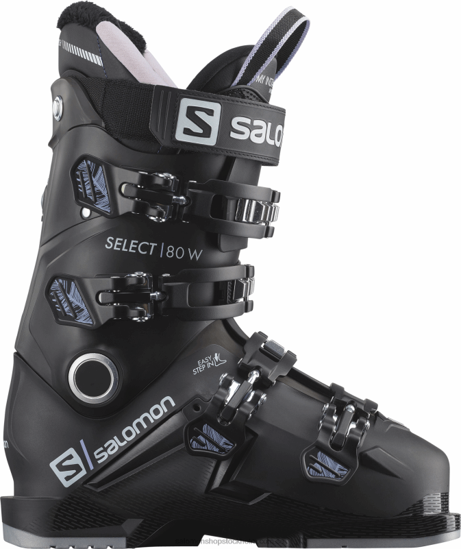 Salomon svart/lavendel/belluga pistkängor för damer - välj 80 T82RP1040