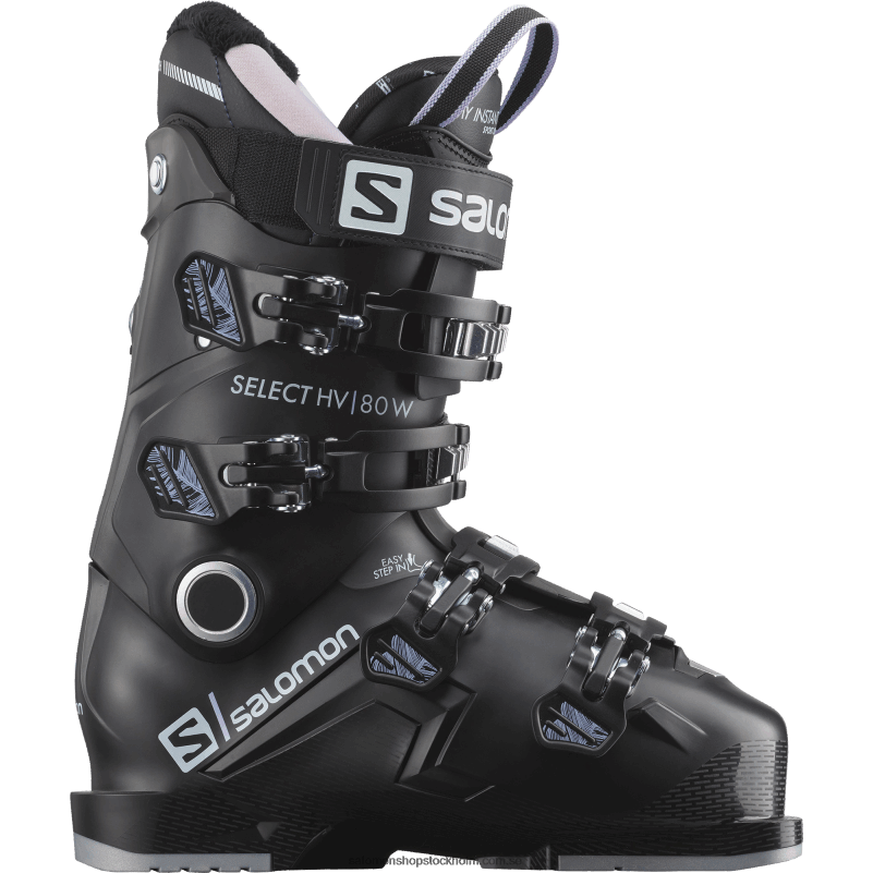 Salomon svart/lavendel/belluga pistkängor för damer - välj hv 80 T82RP1290