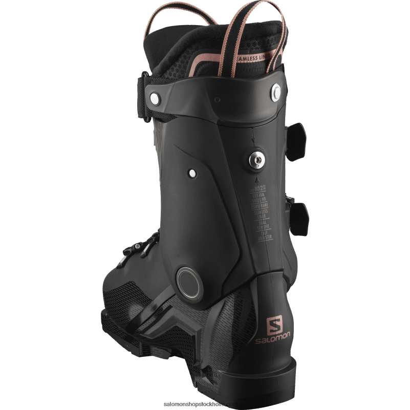 Salomon svart/roséguld/belluga pistkängor för damer - s/pro hv 100 T82RP1033