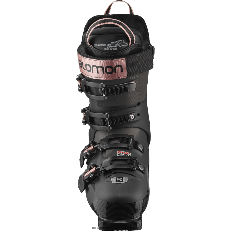 Salomon svart/roséguld/belluga pistkängor för damer - s/pro hv 100 T82RP1033