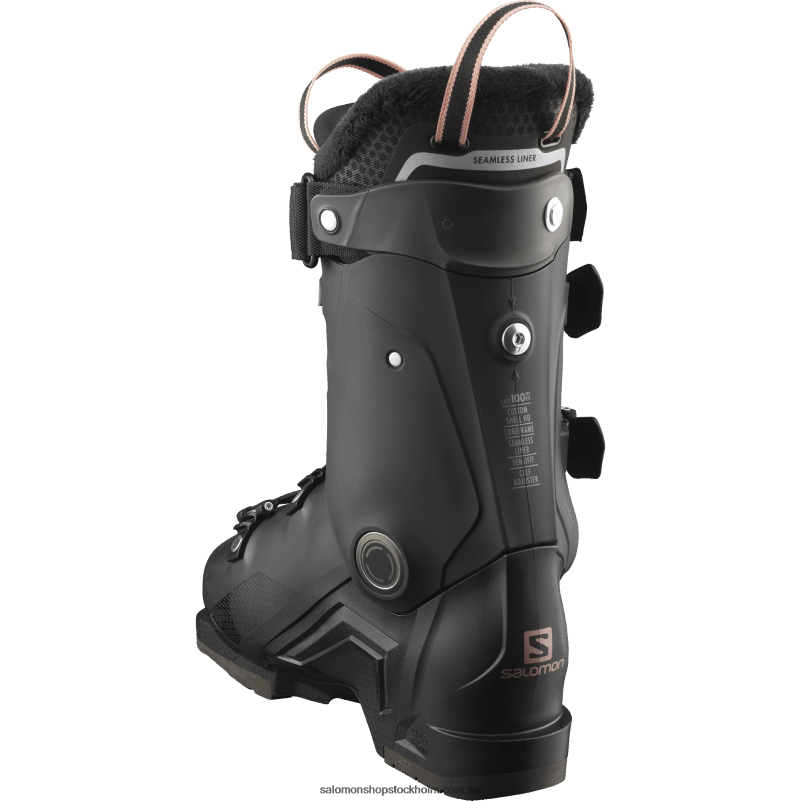 Salomon svart/roséguld/belluga pistskidor dam - s/pro mv 90 T82RP1032